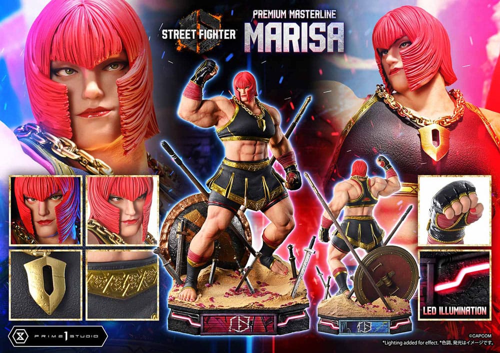 Street Fighter 6 Premium Masterline Series Figur 1/4 Marisa 70 cm