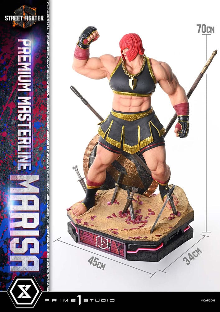 Street Fighter 6 Premium Masterline Series Figur 1/4 Marisa 70 cm