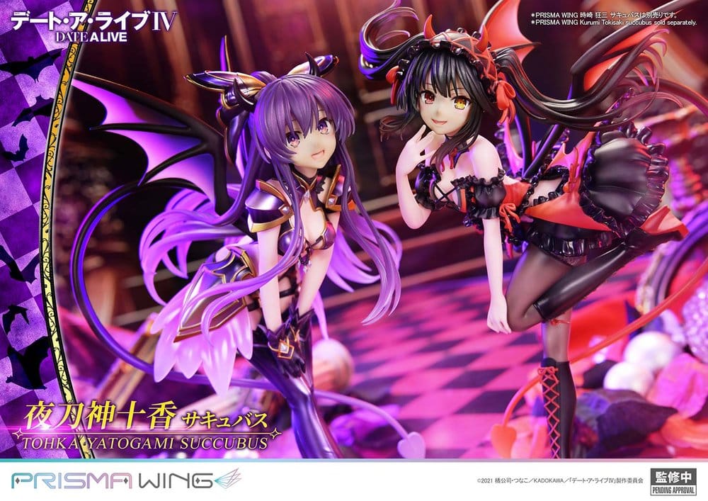 Date A Live Prisma Wing PVC Figure 1/7 Tohka Yatogami Succubus 25 cm