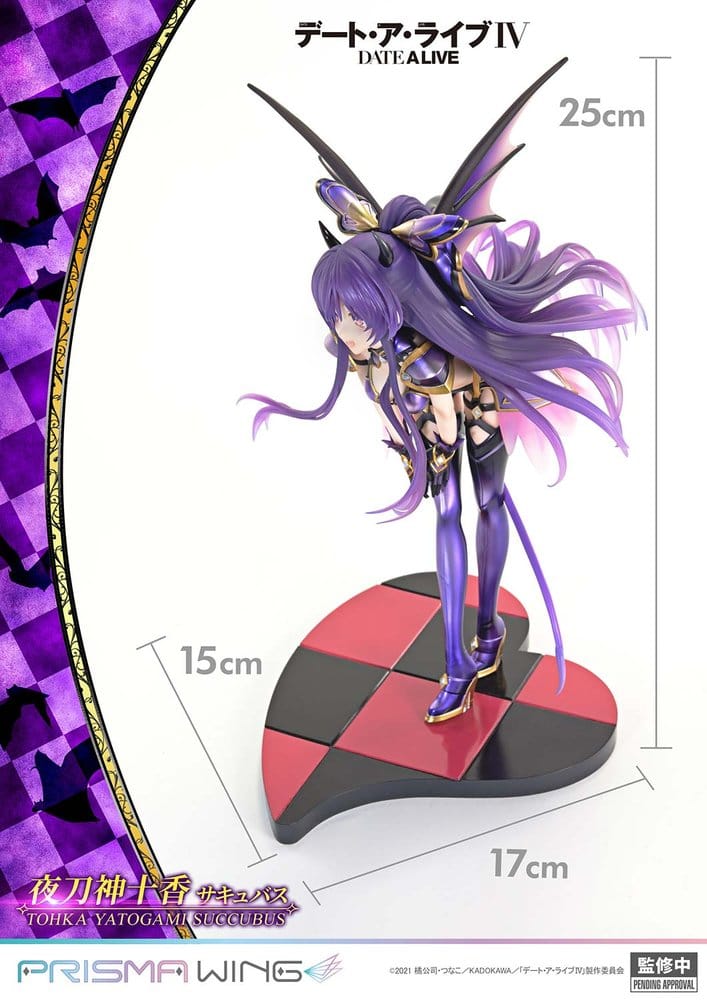 Date A Live Prisma Wing PVC Figure 1/7 Tohka Yatogami Succubus 25 cm