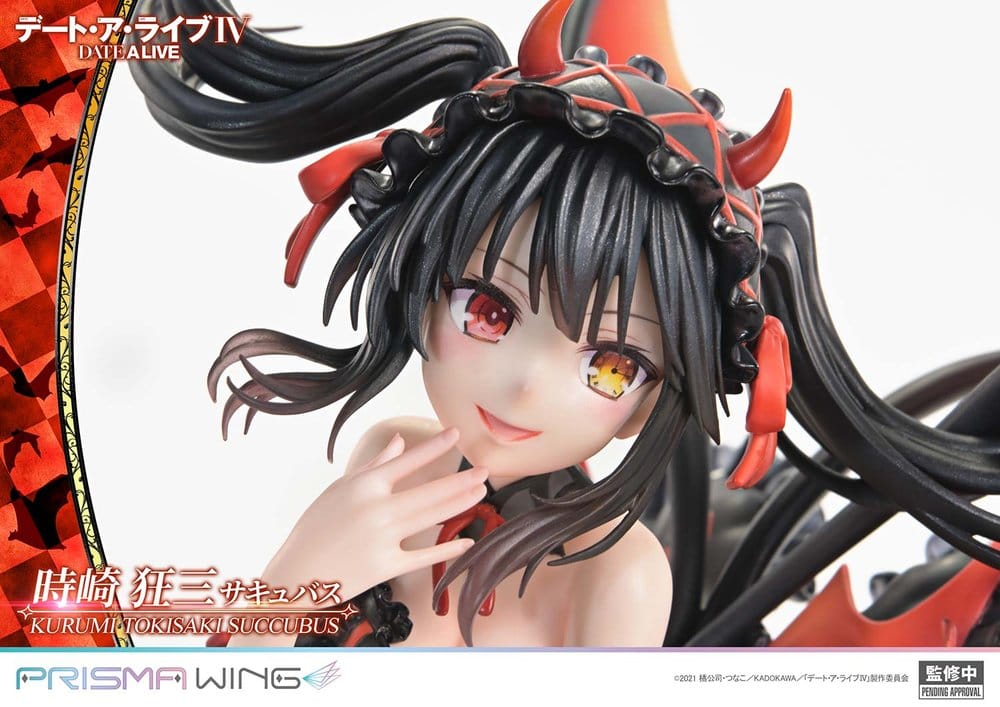 Date A Live Prisma Wing PVC Figure 1/7 Kurumi Tokisaki Succubus 25 cm