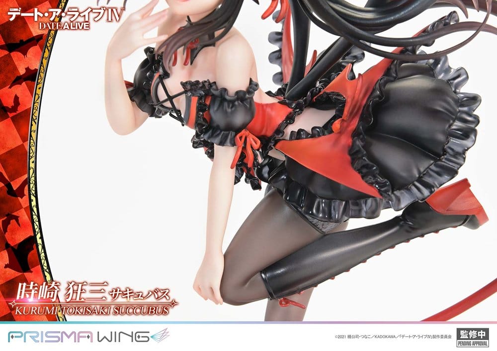 Date A Live Prisma Wing PVC Figure 1/7 Kurumi Tokisaki Succubus 25 cm