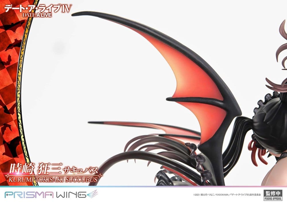 Date A Live Prisma Wing PVC Figure 1/7 Kurumi Tokisaki Succubus 25 cm