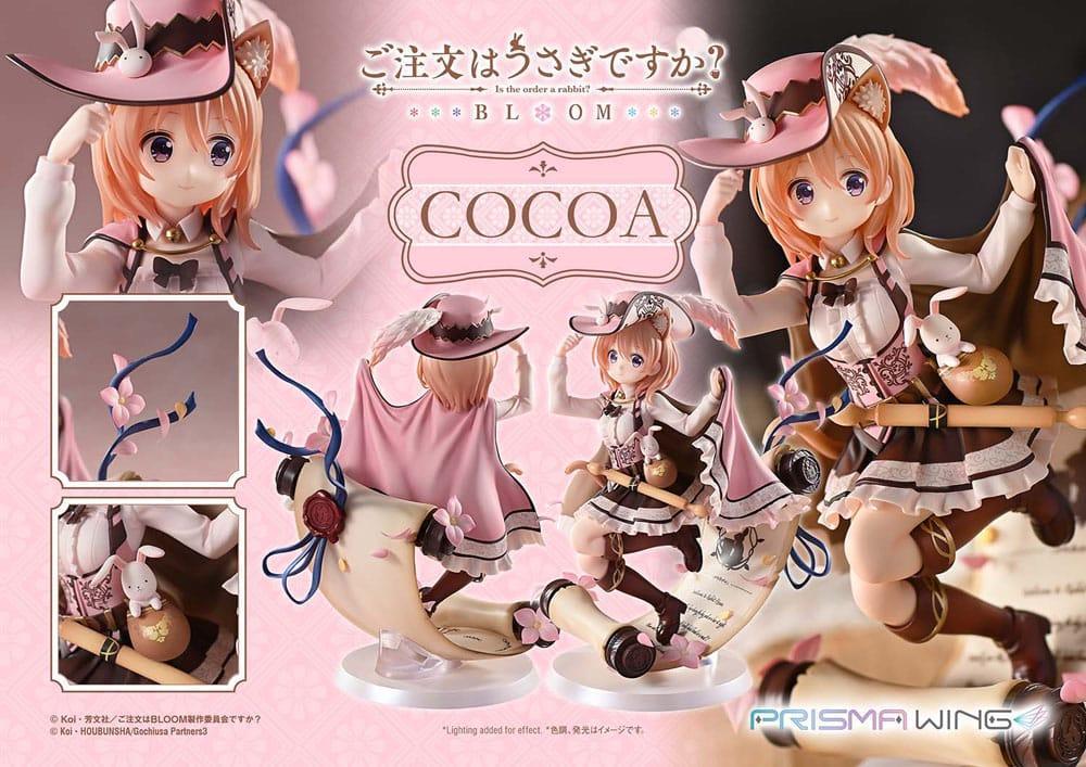 Is the Order a Rabbit? Bloom Prisma Wing PVC Figur 1/7 Cocoa 21 cm Prime 1 Studio