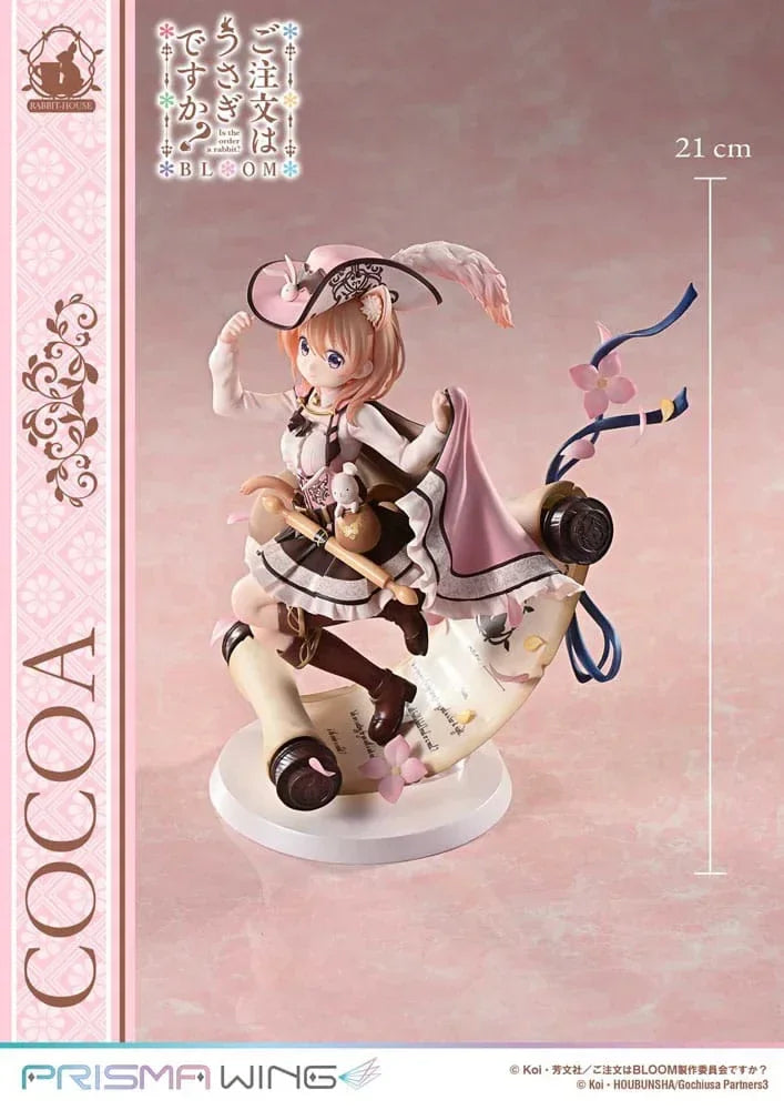 Is the Order a Rabbit? Bloom Prisma Wing PVC Figur 1/7 Cocoa 21 cm Prime 1 Studio
