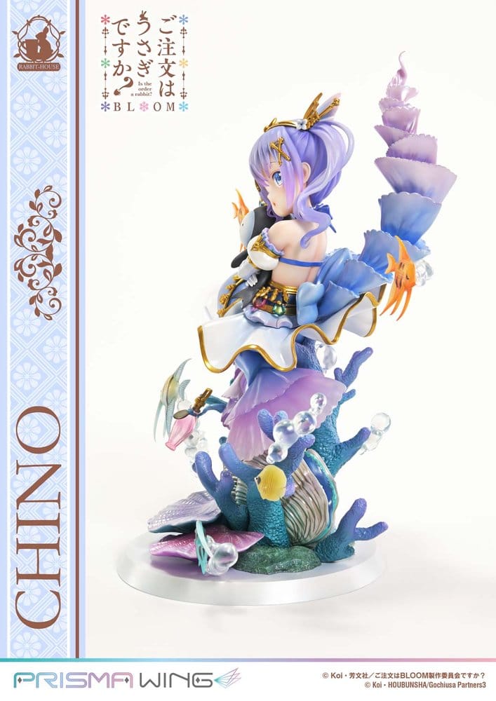 Är Beställningen en Kanin? BLOOM Prisma Wing Förmålad Figur 1/7 Chino 21 cm