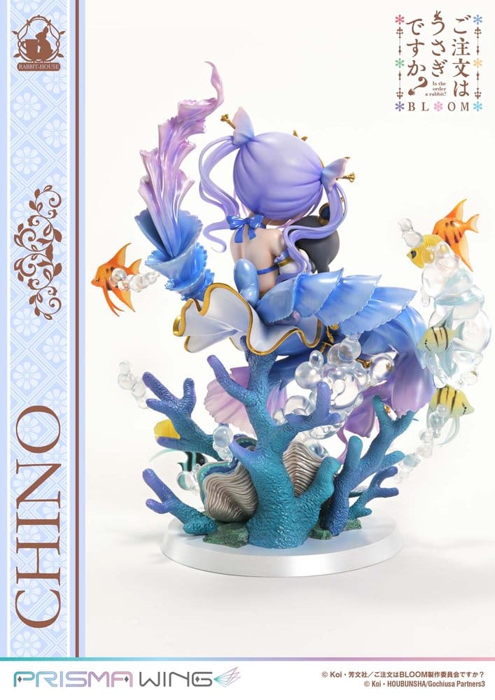 Är Beställningen en Kanin? BLOOM Prisma Wing Förmålad Figur 1/7 Chino 21 cm
