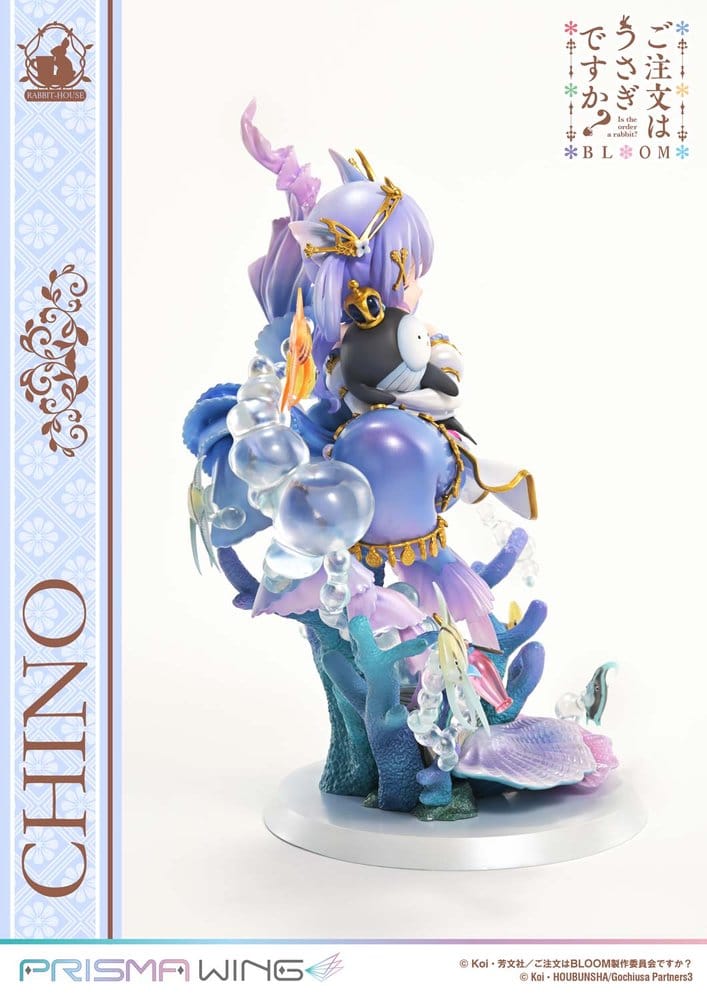 Är Beställningen en Kanin? BLOOM Prisma Wing Förmålad Figur 1/7 Chino 21 cm