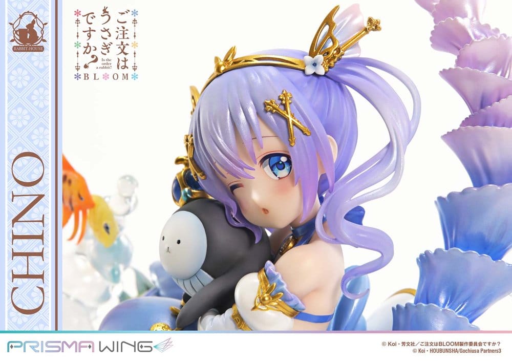 Är Beställningen en Kanin? BLOOM Prisma Wing Förmålad Figur 1/7 Chino 21 cm