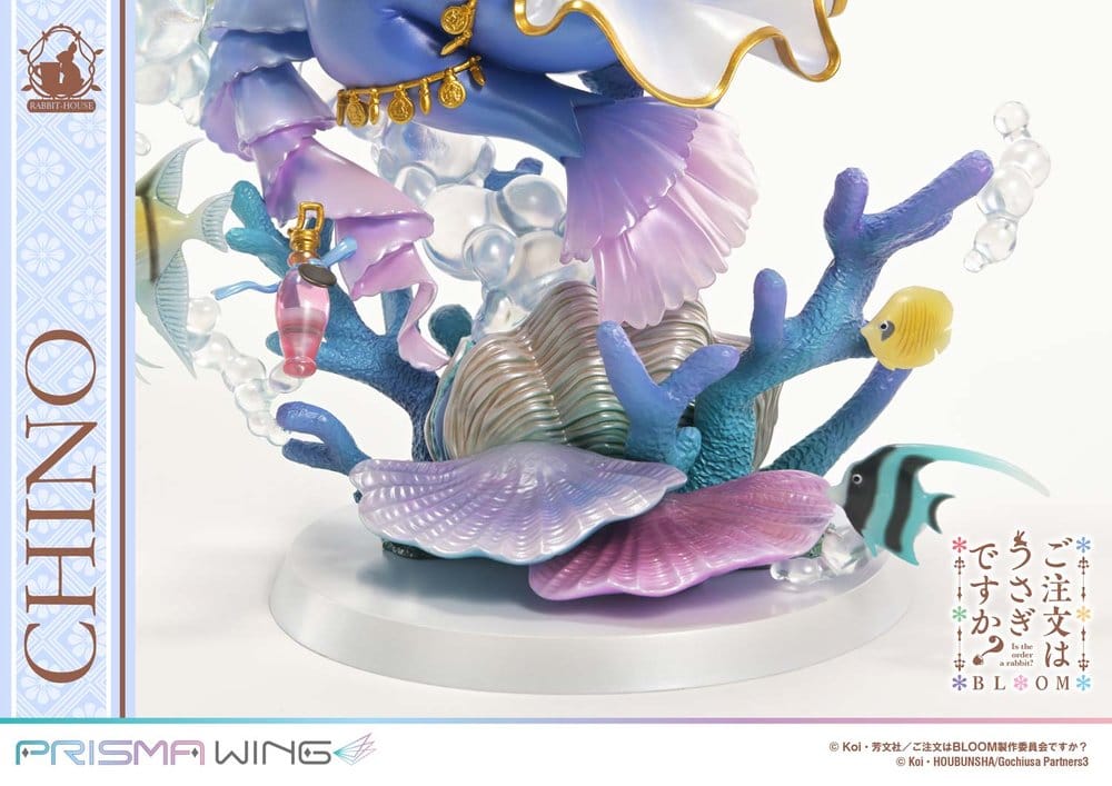 Är Beställningen en Kanin? BLOOM Prisma Wing Förmålad Figur 1/7 Chino 21 cm