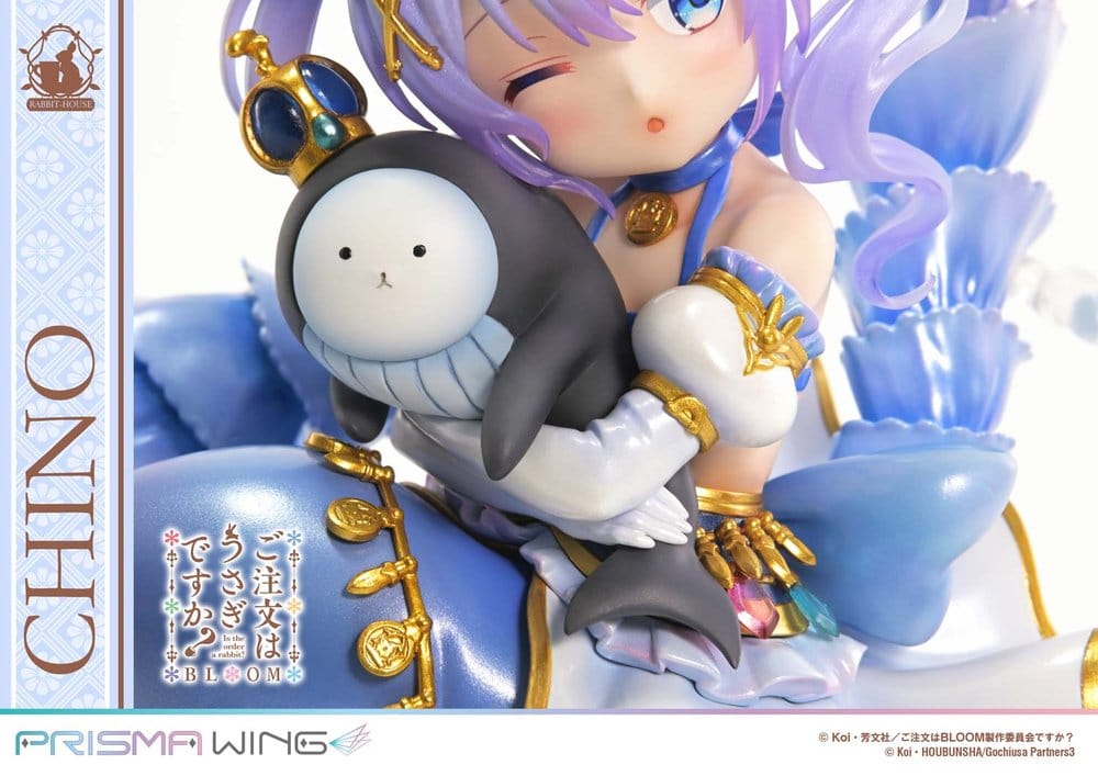 Är Beställningen en Kanin? BLOOM Prisma Wing Förmålad Figur 1/7 Chino 21 cm