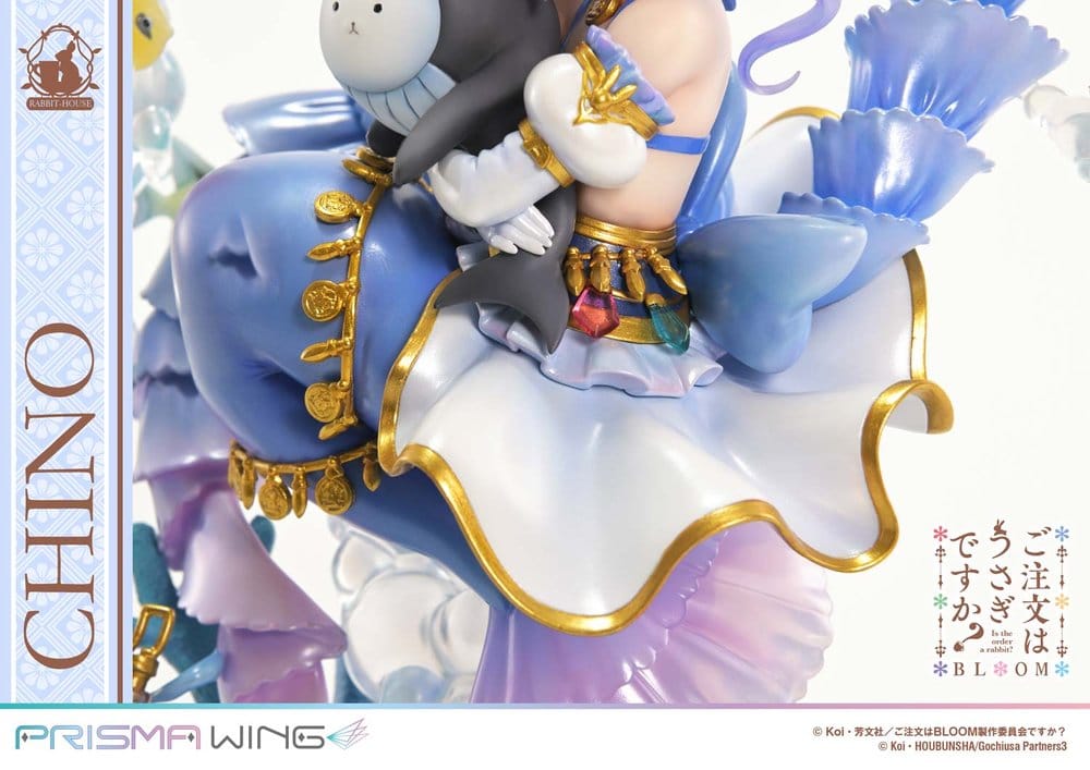Är Beställningen en Kanin? BLOOM Prisma Wing Förmålad Figur 1/7 Chino 21 cm