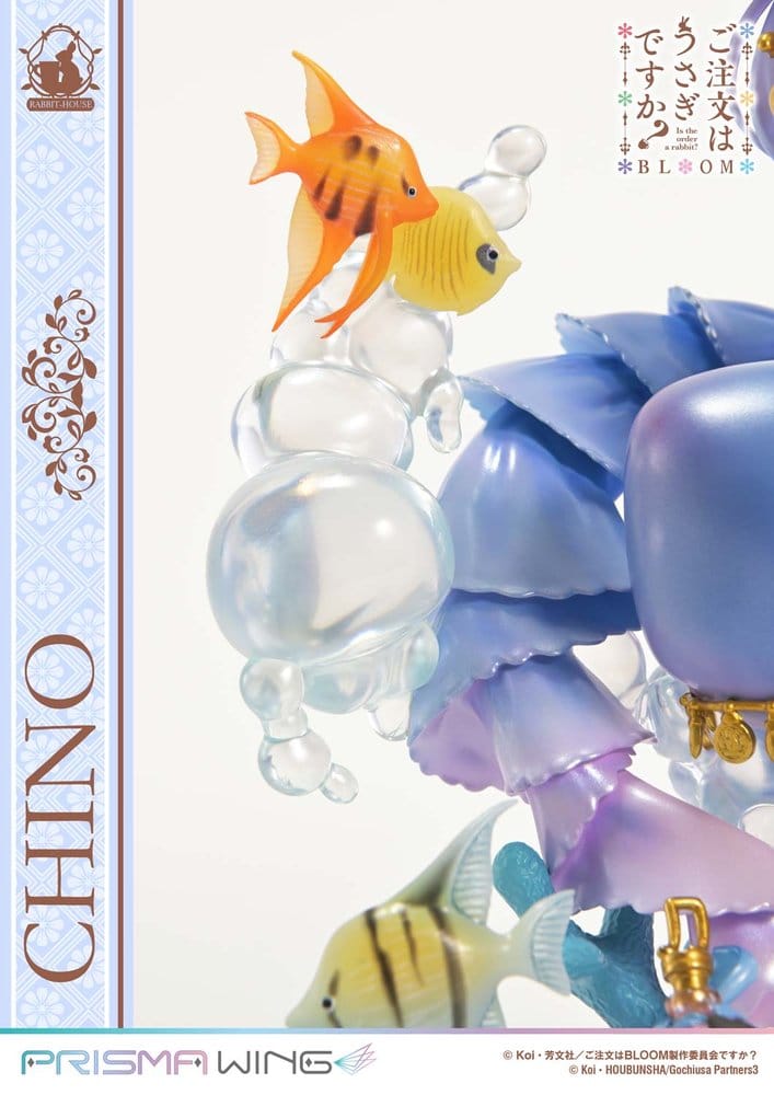 Är Beställningen en Kanin? BLOOM Prisma Wing Förmålad Figur 1/7 Chino 21 cm