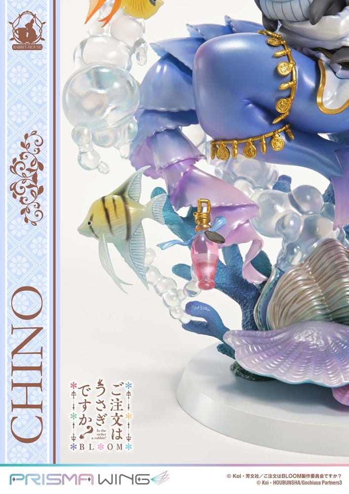 Är Beställningen en Kanin? BLOOM Prisma Wing Förmålad Figur 1/7 Chino 21 cm