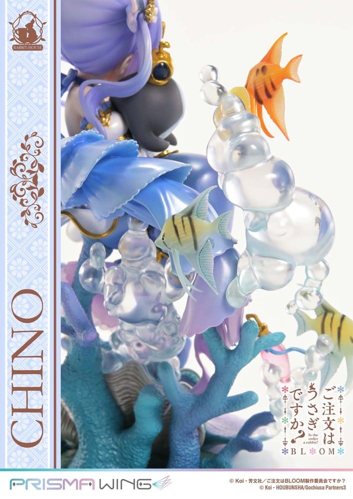 Är Beställningen en Kanin? BLOOM Prisma Wing Förmålad Figur 1/7 Chino 21 cm