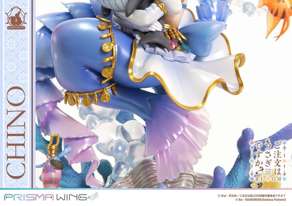 Är Beställningen en Kanin? BLOOM Prisma Wing Förmålad Figur 1/7 Chino 21 cm