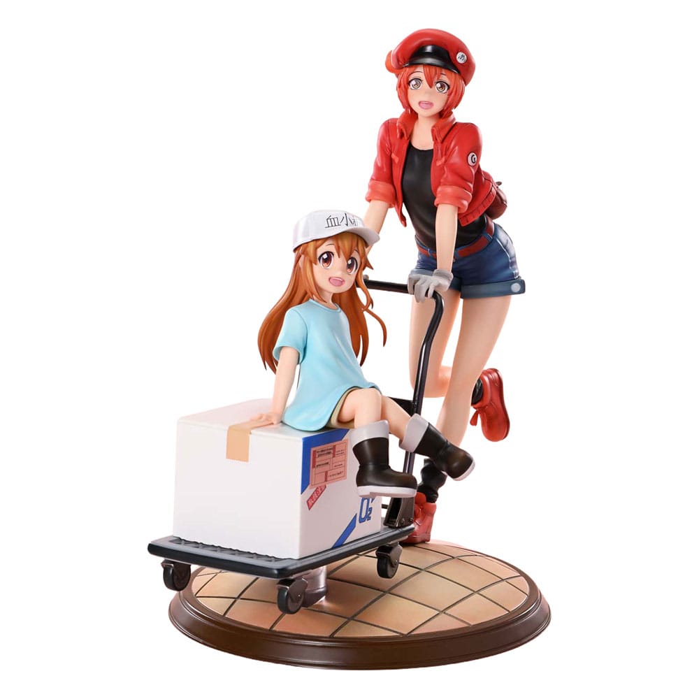 Cells at Work Prisma Wing PVC Figur Röd Blodcell & Trombocyt 26 cm Prime 1 Studio