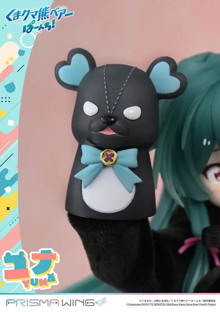 Kuma Kuma Kuma Bear Punch! Prisma Wing PVC Figur 1/7 Yuna 28 cm - Energiskt Samlarobjekt Prime 1 Studio