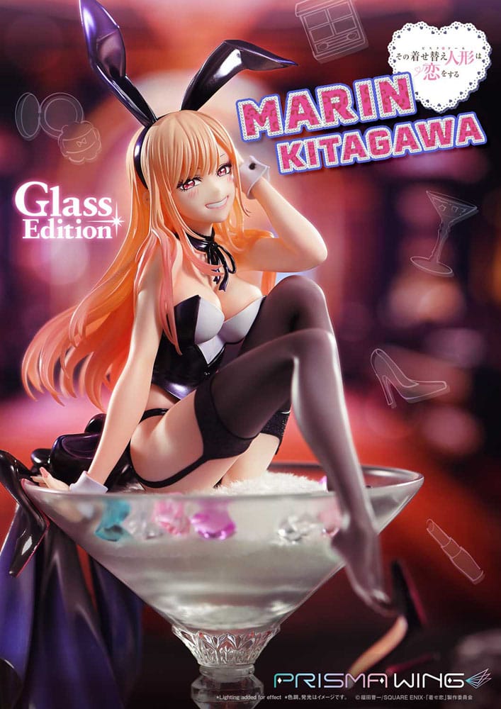 My Dress-Up Darling Prisma Wing PVC Figur 1/7 Marin Kitagawa Glass Edition 29 cm Prime 1 Studio