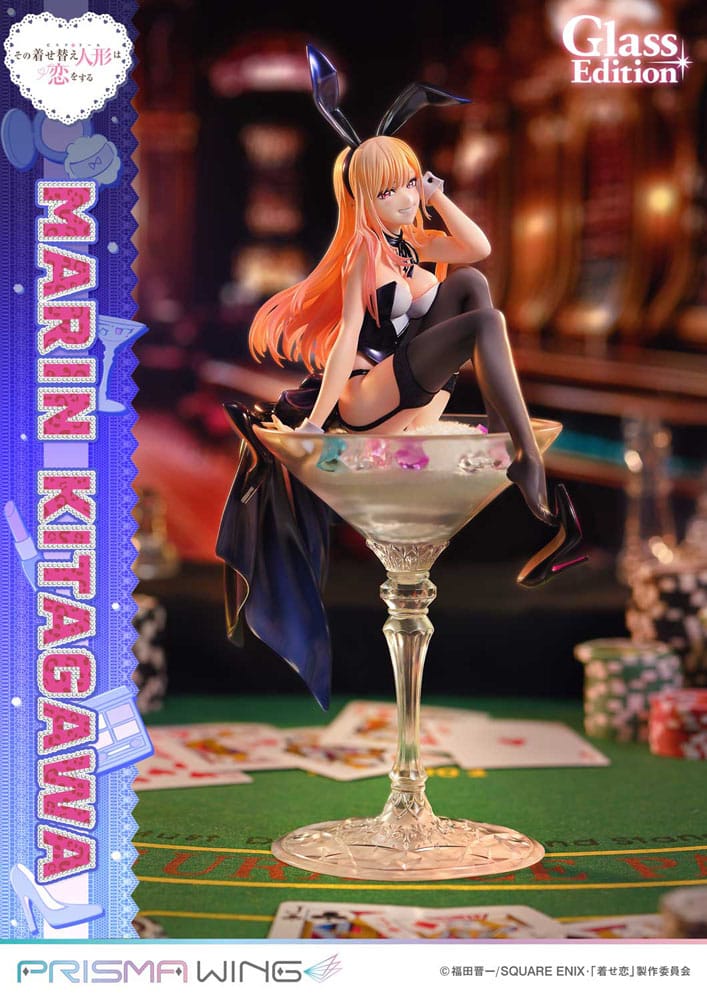 My Dress-Up Darling Prisma Wing PVC Figur 1/7 Marin Kitagawa Glass Edition 29 cm Prime 1 Studio