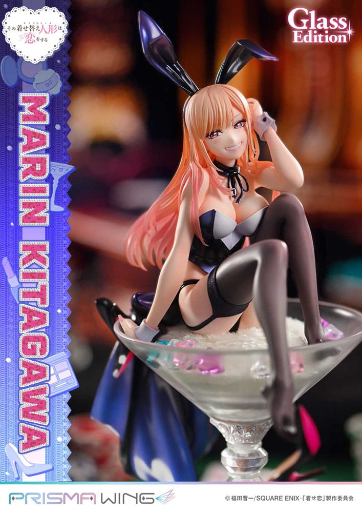 My Dress-Up Darling Prisma Wing PVC Figur 1/7 Marin Kitagawa Glass Edition 29 cm Prime 1 Studio