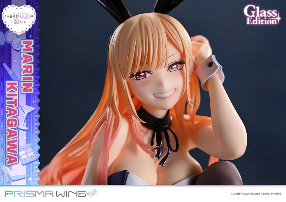 My Dress-Up Darling Prisma Wing PVC Figur 1/7 Marin Kitagawa Glass Edition 29 cm Prime 1 Studio