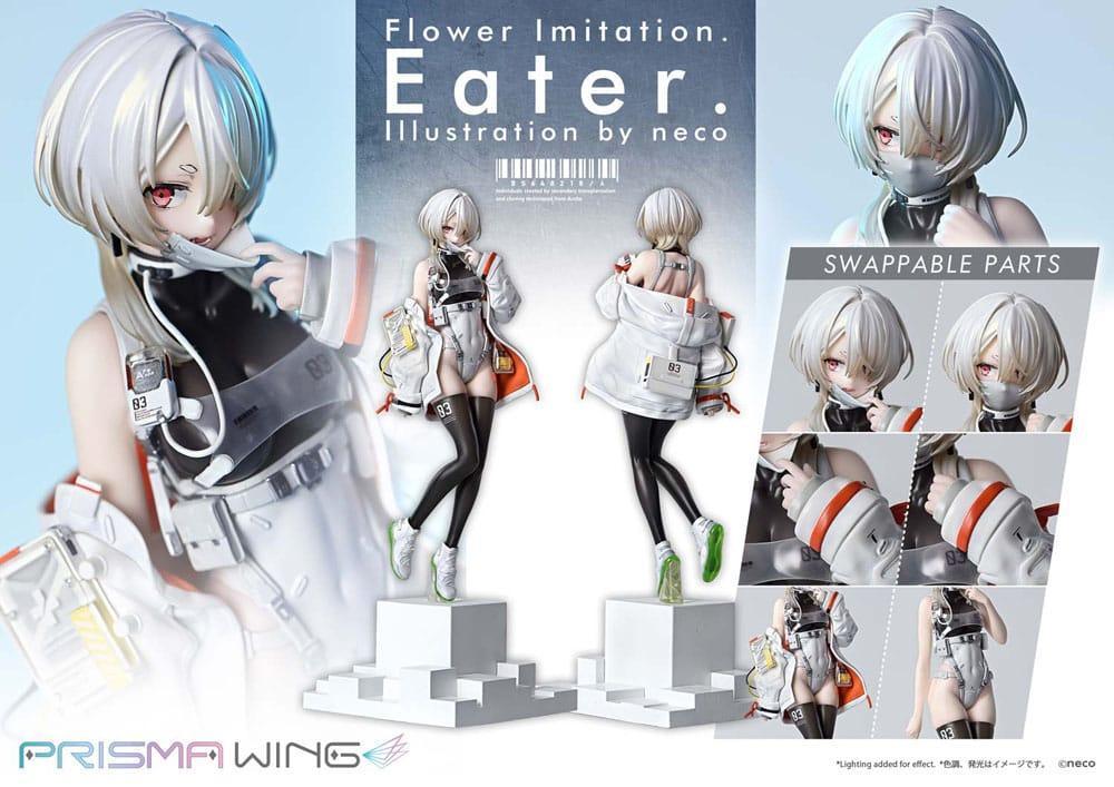 Flower Imitation Prisma Wing PVC Figur 1/7 Eater Illustration av neco 32 cm Prime 1 Studio