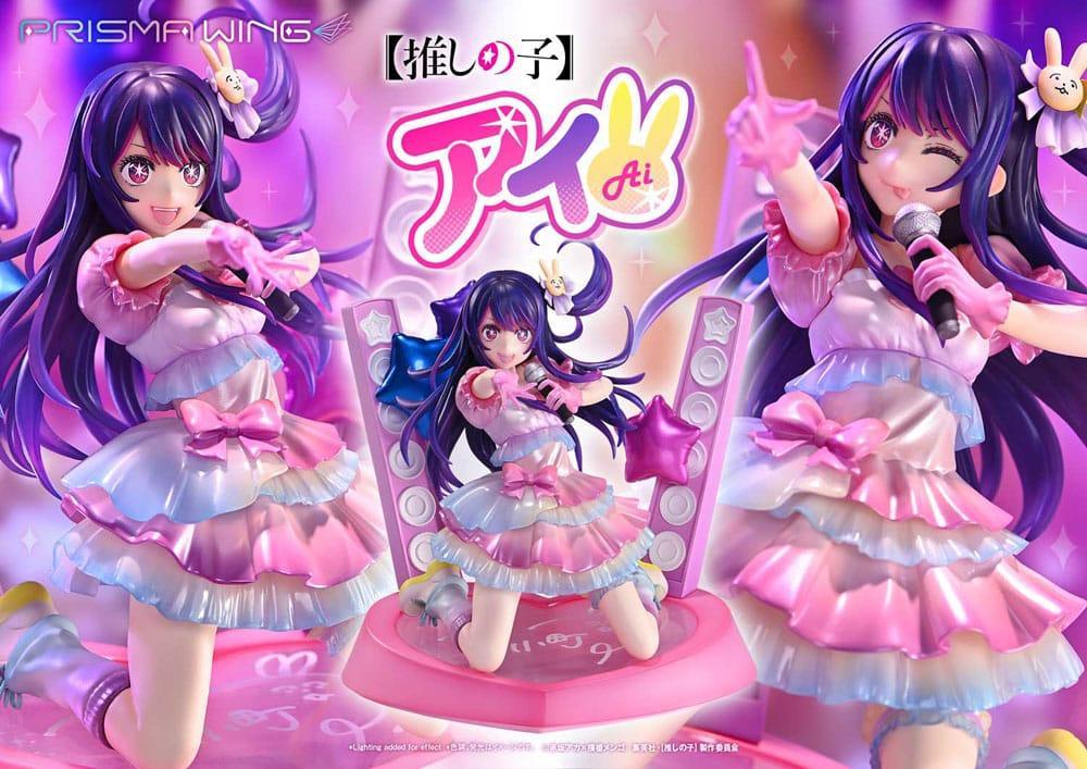 Oshi no Ko Prisma Wing PVC Figur 1/7 Ai 18 cm - Legendär Idol Prime 1 Studio