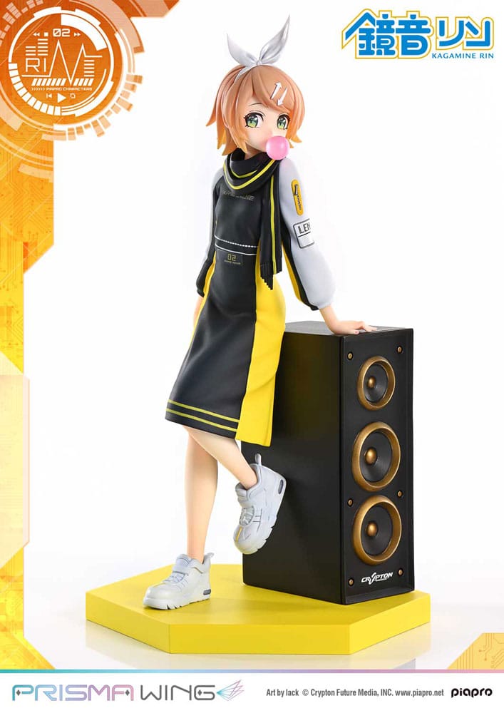 Vocaloid Piapro Characters Prisma Wing PVC Figur 1/7 Kagamine Rin (Art by lack) 21 cm Prime 1 Studio