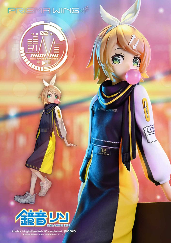 Vocaloid Piapro Characters Prisma Wing PVC Figur 1/7 Kagamine Rin (Art by lack) 21 cm Prime 1 Studio