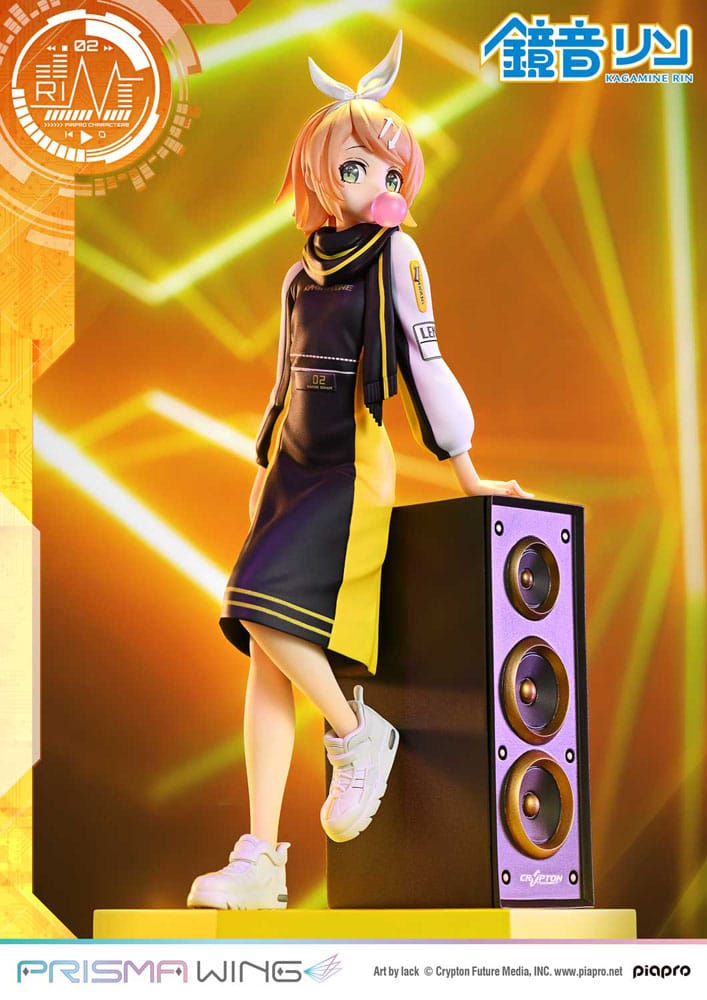 Vocaloid Piapro Characters Prisma Wing PVC Figur 1/7 Kagamine Rin (Art by lack) 21 cm Prime 1 Studio