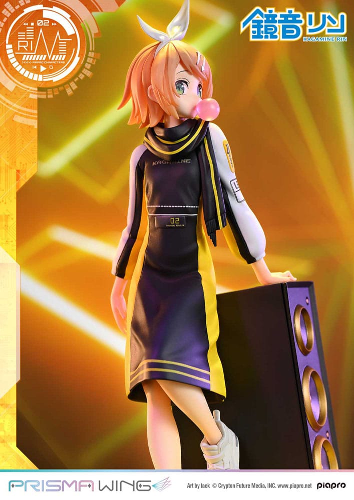 Vocaloid Piapro Characters Prisma Wing PVC Figur 1/7 Kagamine Rin (Art by lack) 21 cm Prime 1 Studio