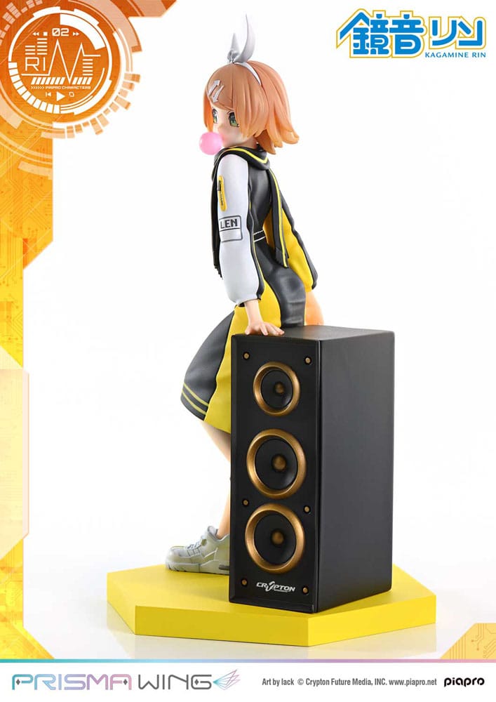 Vocaloid Piapro Characters Prisma Wing PVC Figur 1/7 Kagamine Rin (Art by lack) 21 cm Prime 1 Studio