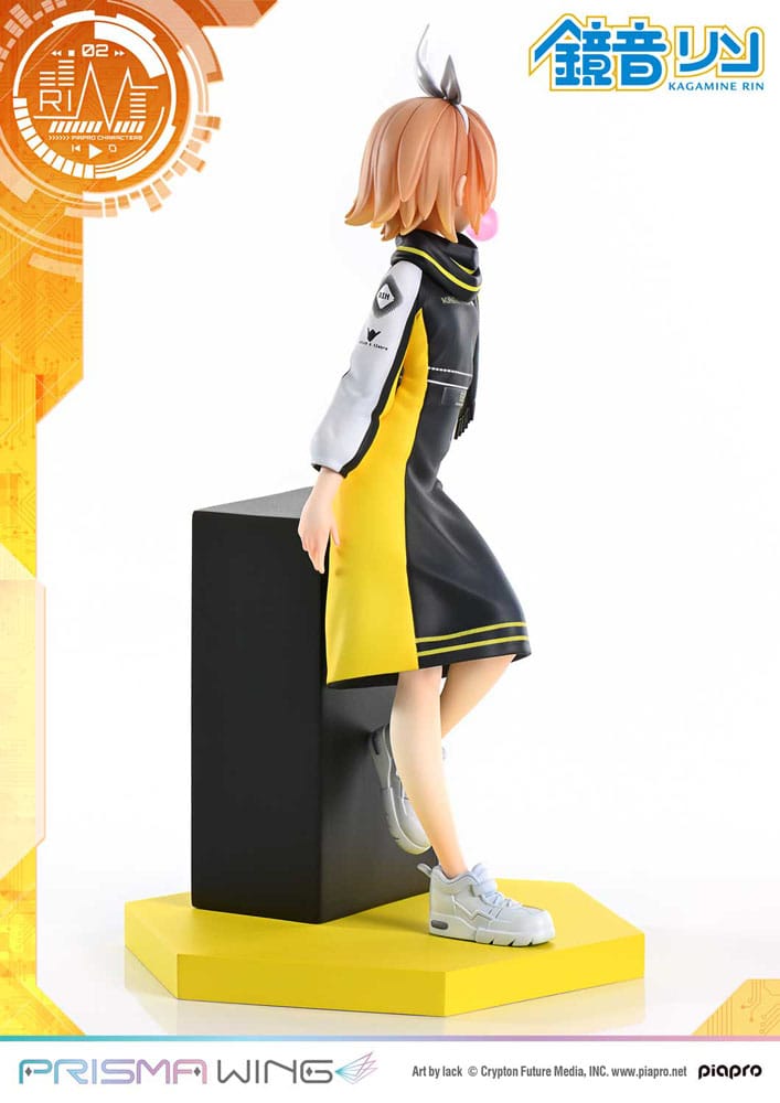 Vocaloid Piapro Characters Prisma Wing PVC Figur 1/7 Kagamine Rin (Art by lack) 21 cm Prime 1 Studio