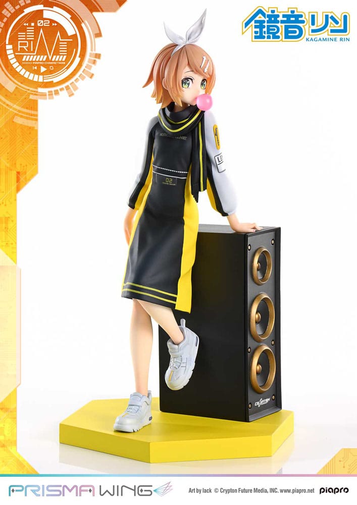 Vocaloid Piapro Characters Prisma Wing PVC Figur 1/7 Kagamine Rin (Art by lack) 21 cm Prime 1 Studio