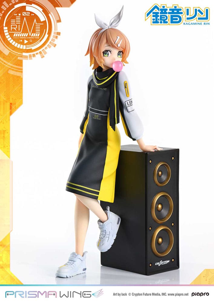 Vocaloid Piapro Characters Prisma Wing PVC Figur 1/7 Kagamine Rin (Art by lack) 21 cm Prime 1 Studio