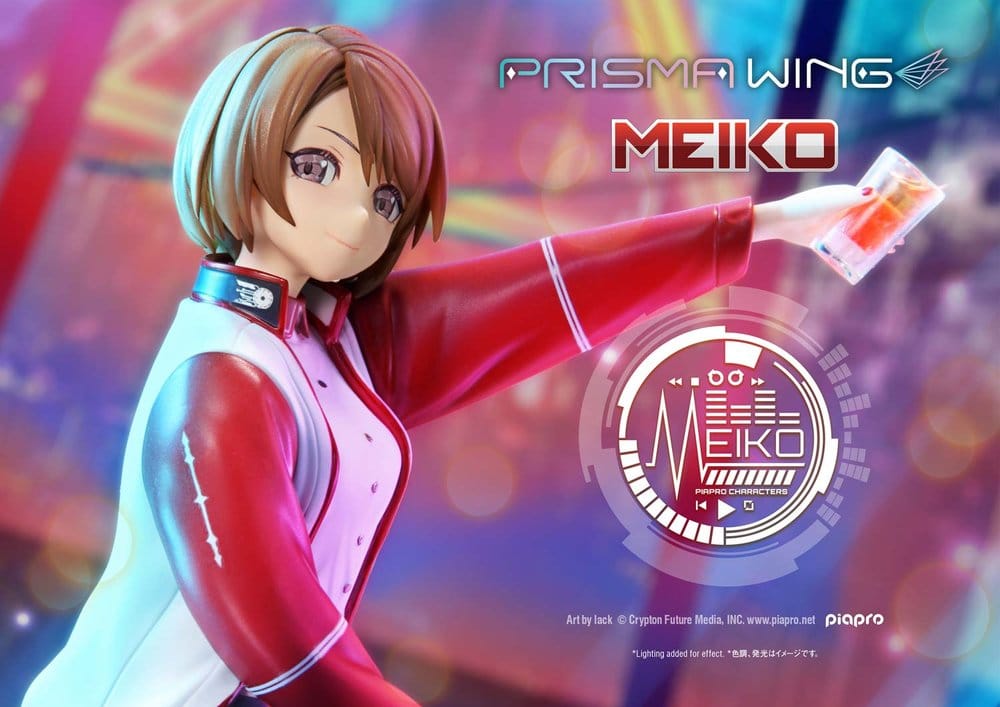 Piapro Characters Prisma Wing Figure 1/7 Meiko Illustration by lack 21 cm