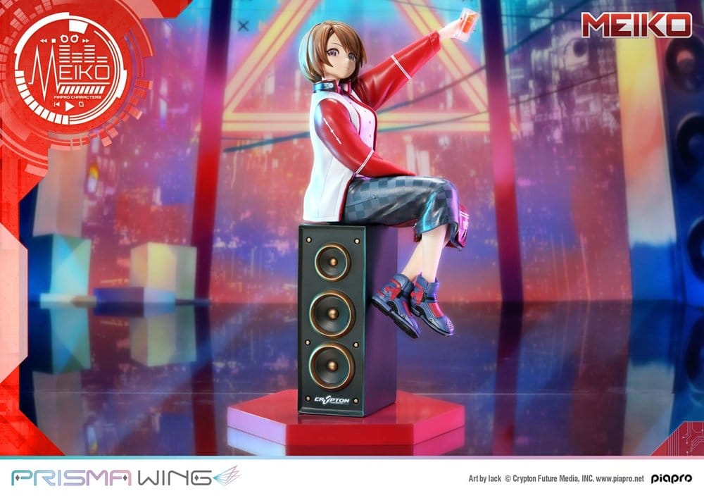 Piapro Characters Prisma Wing Figure 1/7 Meiko Illustration by lack 21 cm