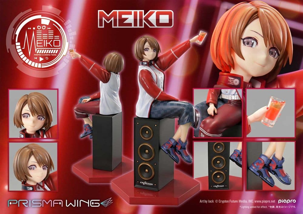 Piapro Characters Prisma Wing Figure 1/7 Meiko Illustration by lack 21 cm