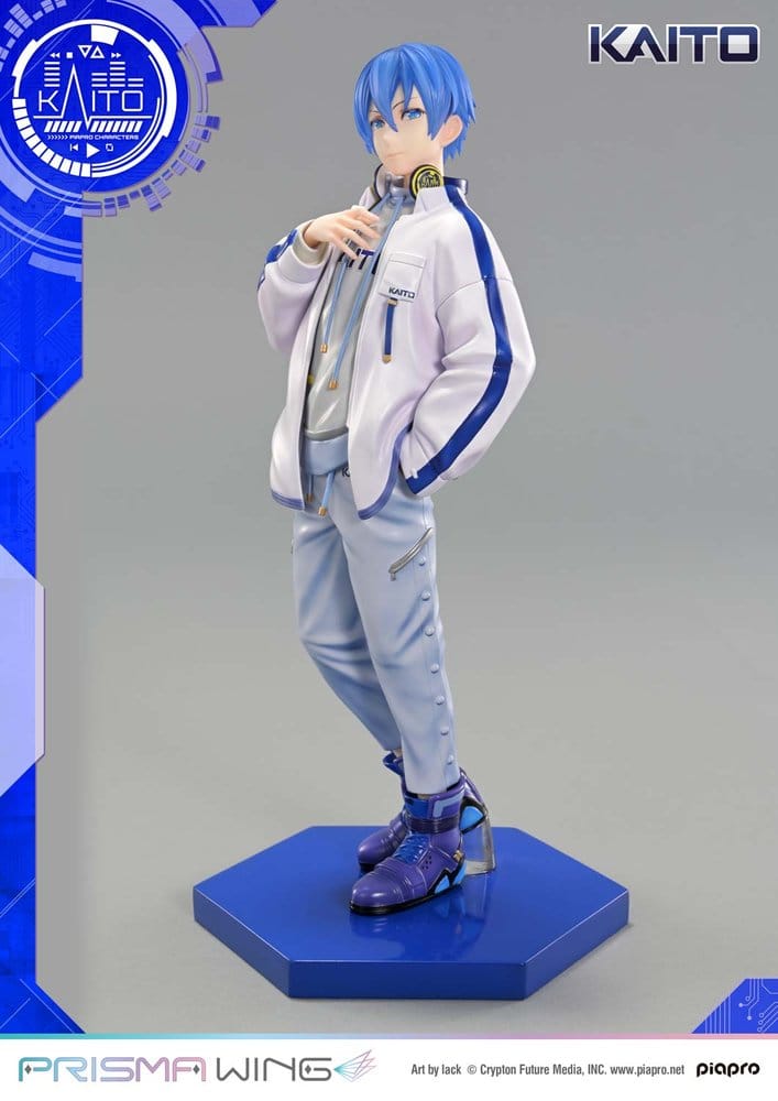 Piapro-karaktärer Prisma Wing-figur i skala 1/7 KAITO "Konst av lack" 24 cm