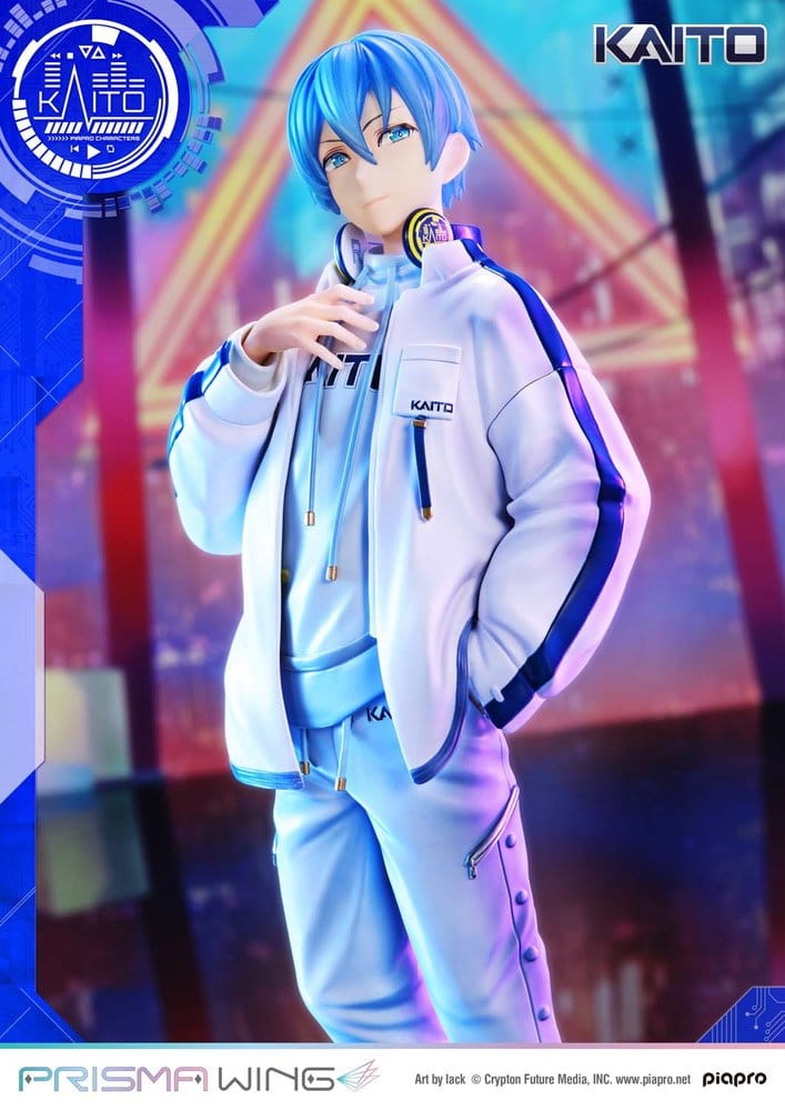 Piapro-karaktärer Prisma Wing-figur i skala 1/7 KAITO "Konst av lack" 24 cm
