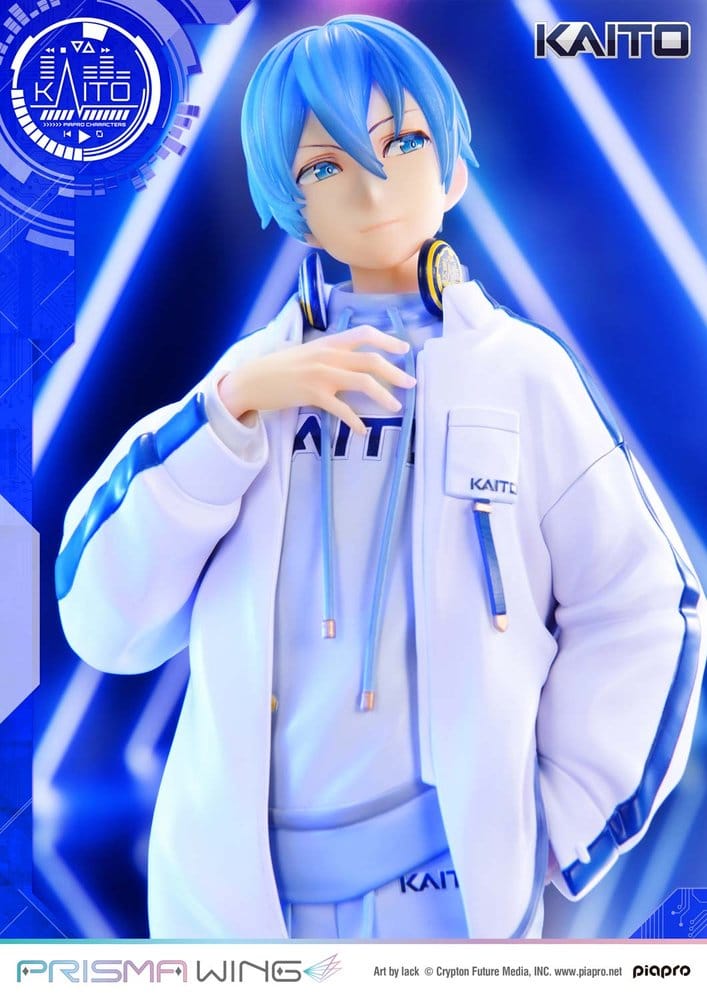 Piapro-karaktärer Prisma Wing-figur i skala 1/7 KAITO "Konst av lack" 24 cm