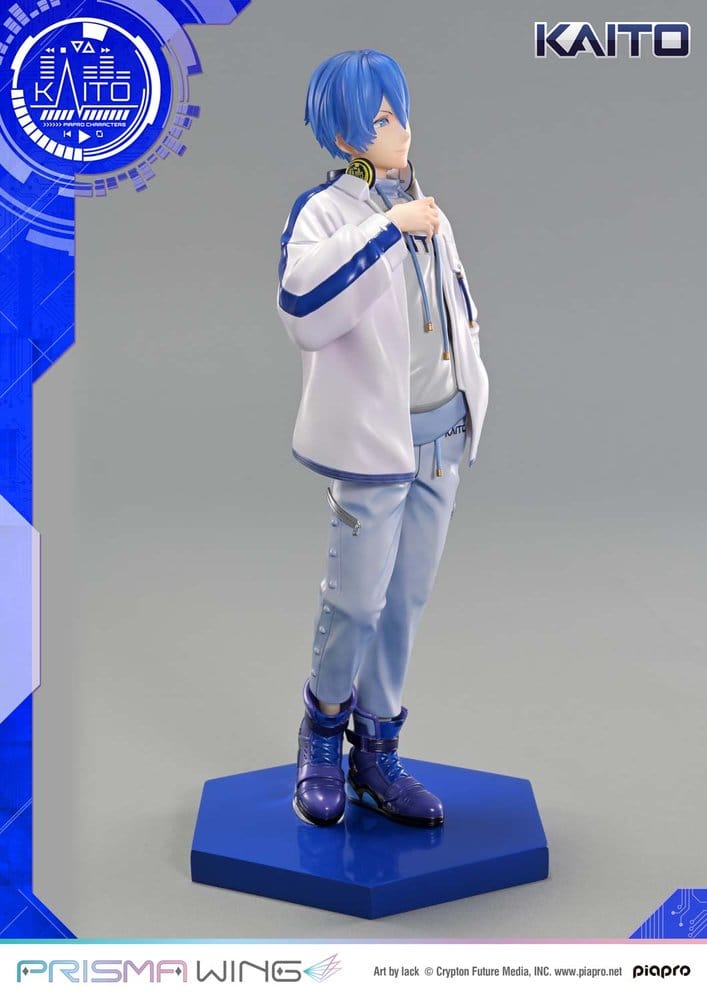 Piapro-karaktärer Prisma Wing-figur i skala 1/7 KAITO "Konst av lack" 24 cm