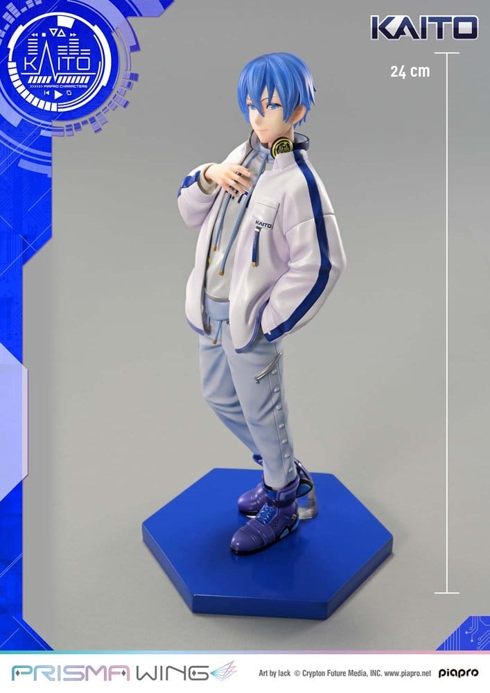 Piapro-karaktärer Prisma Wing-figur i skala 1/7 KAITO "Konst av lack" 24 cm