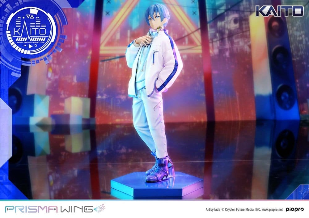 Piapro-karaktärer Prisma Wing-figur i skala 1/7 KAITO "Konst av lack" 24 cm