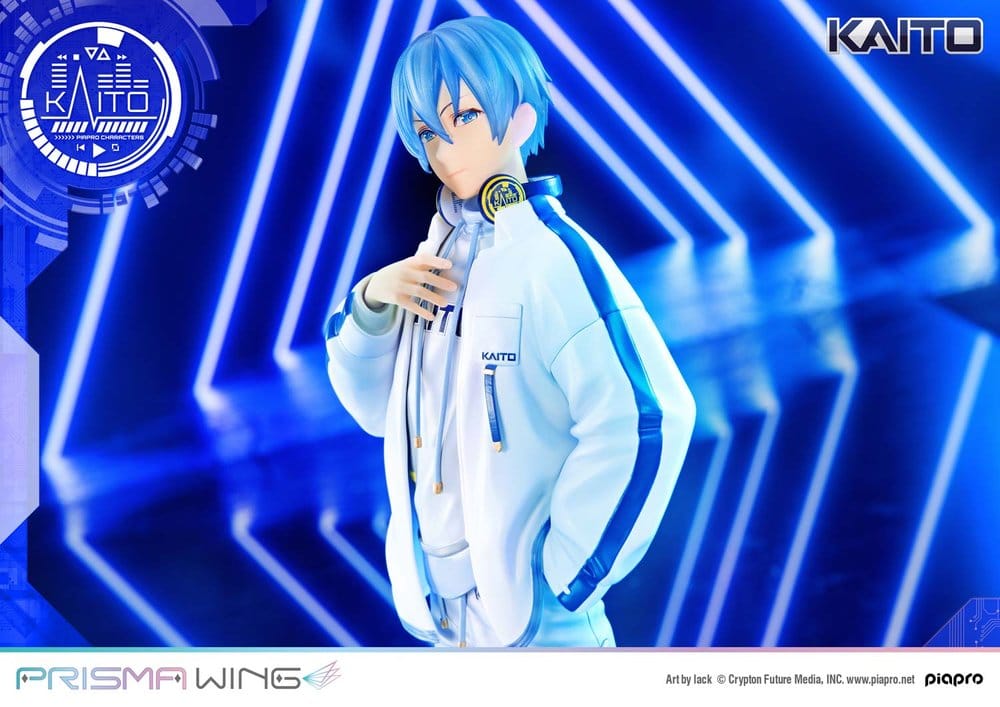 Piapro-karaktärer Prisma Wing-figur i skala 1/7 KAITO "Konst av lack" 24 cm