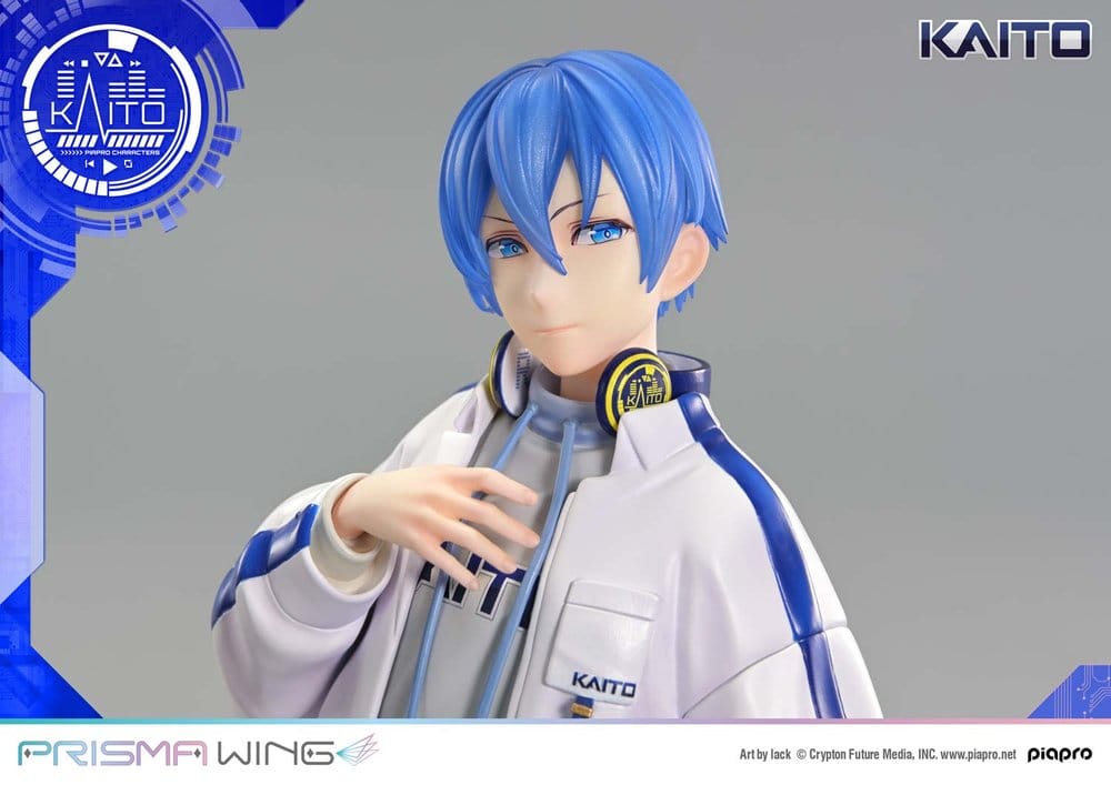 Piapro-karaktärer Prisma Wing-figur i skala 1/7 KAITO "Konst av lack" 24 cm