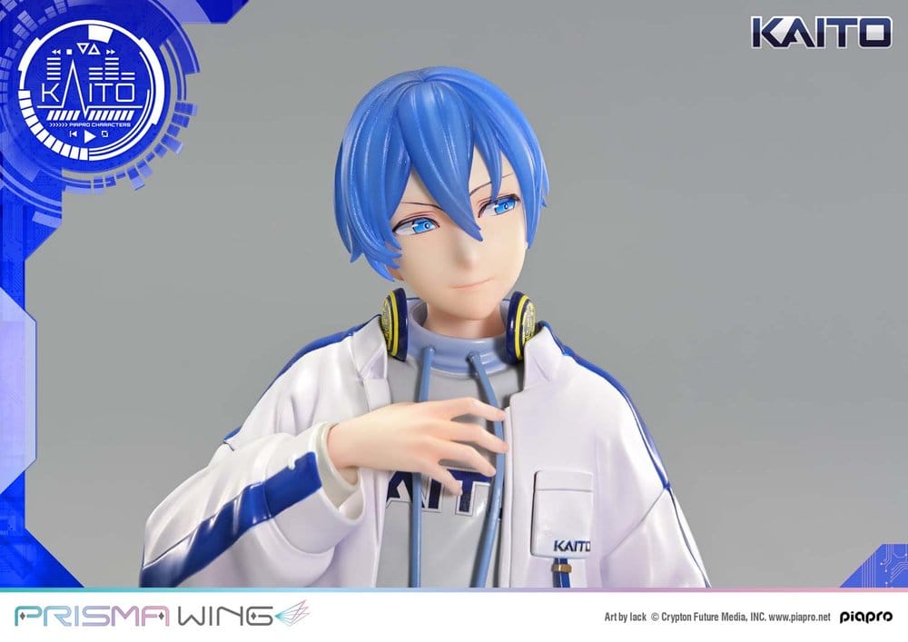Piapro-karaktärer Prisma Wing-figur i skala 1/7 KAITO "Konst av lack" 24 cm