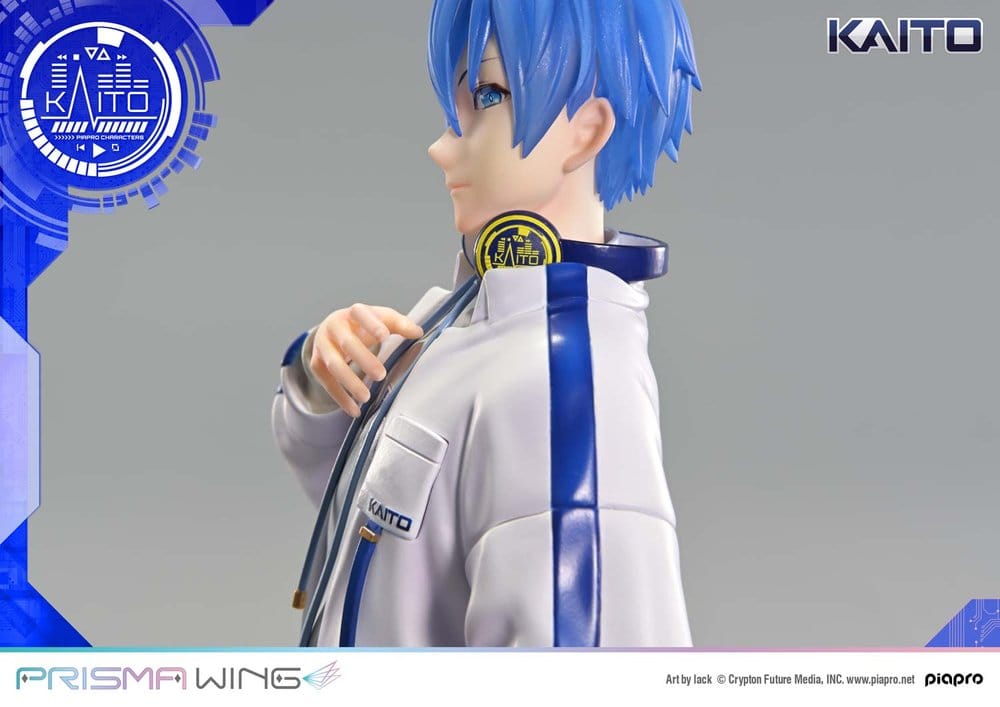 Piapro-karaktärer Prisma Wing-figur i skala 1/7 KAITO "Konst av lack" 24 cm