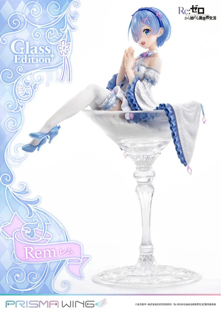 Re:Zero - Starting Life in Another World Prisma Wing PVC Figur 1/7 Rem Glass Edition 23 cm Prime 1 Studio